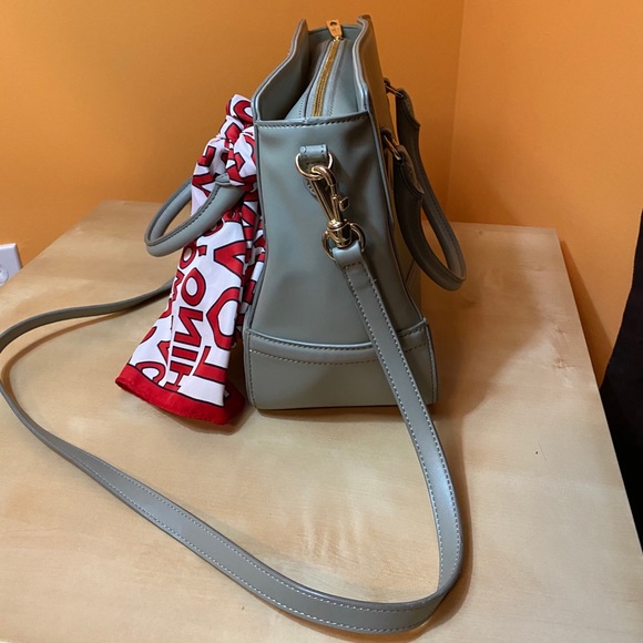Love Moschino Logo Scarf Top Handle Bag - Picture 9 of 13